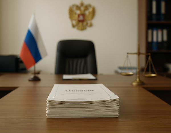 Юридические документы в офисе компании